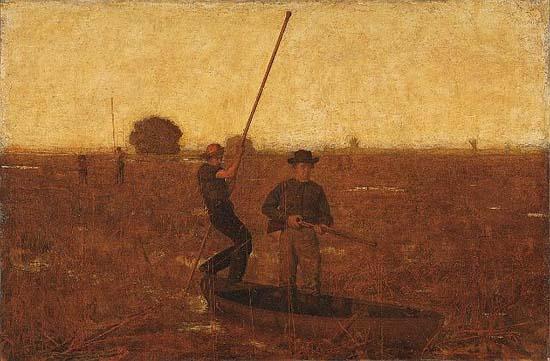 Thomas Eakins The Artist and His Father Hunting Reed Birds oil painting picture